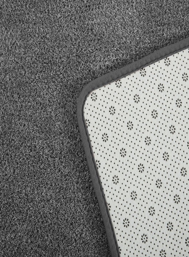 Pettop 4x6 Black Grey Area Rugs for Living Room Bedroom, Thickened Memory-Foam Throw Carpet, Modern Minimalist Super Soft Kids Boys Girls Rug, Non-Slip and Washable Carpets for Dorm Home Decor - Image 5